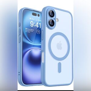 Blue Apple iPhone Case with MagSafe iPhone 16
